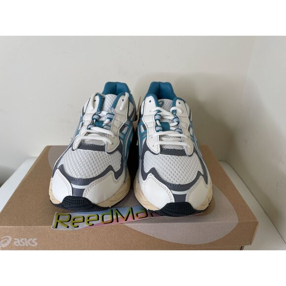 Asics Gel NYC 2055 Cream Blue Teal WOMENS SIZES UNISEX - Picture 3 of 8